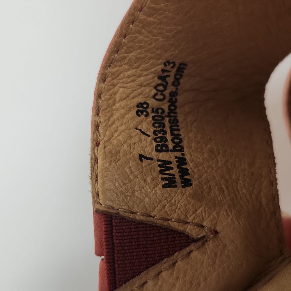 Born Leather Coral Slides Sandals - Picture 11 of 13